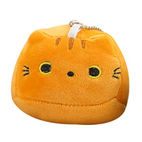 Thumbnail for Kawaii Oval Cat Plush Doll 4 Kitten Pendants in Mom Cat