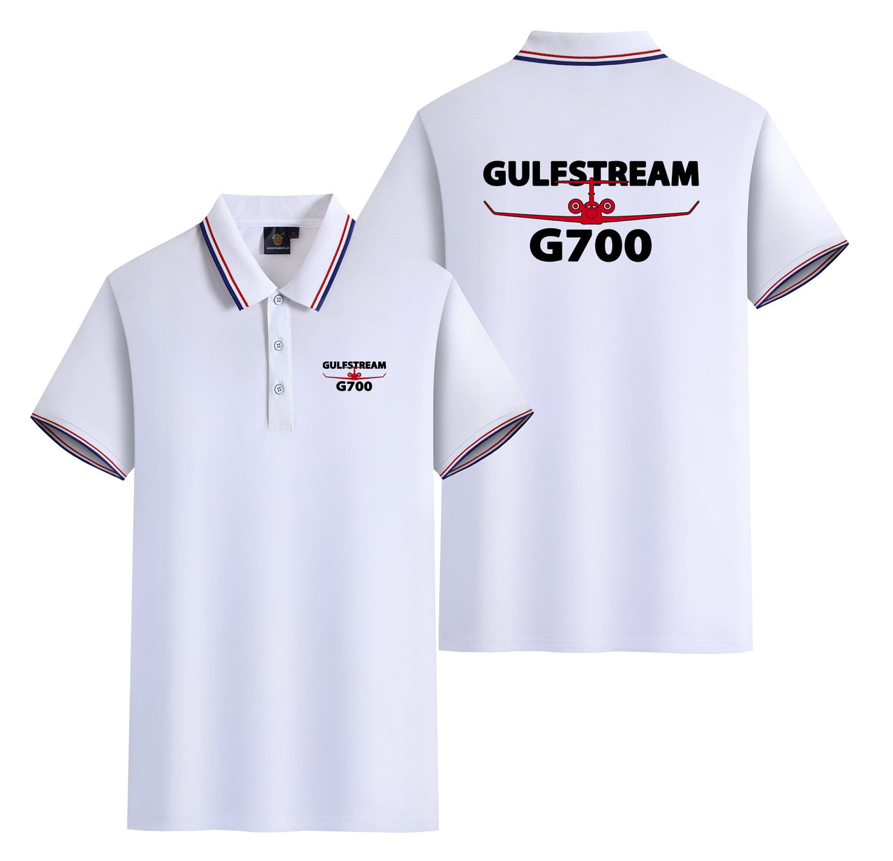 Amazing Gulfstream G700 Designed Stylish Polo T-Shirts (Double-Side)