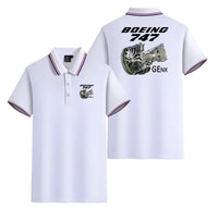 Thumbnail for Boeing 747 & GENX Engine Designed Stylish Polo T-Shirts (Double-Side)