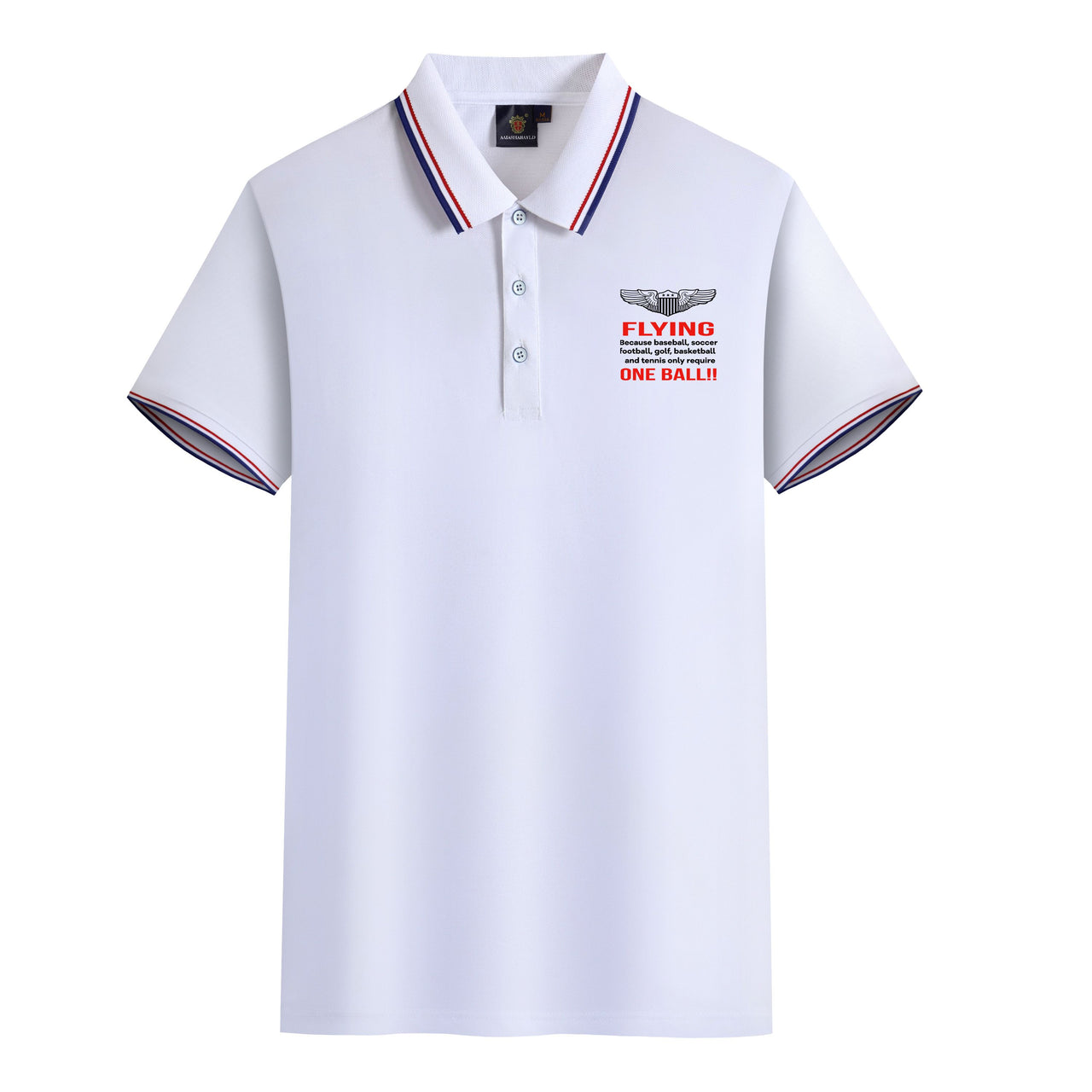 Flying One Ball Designed Stylish Polo T-Shirts