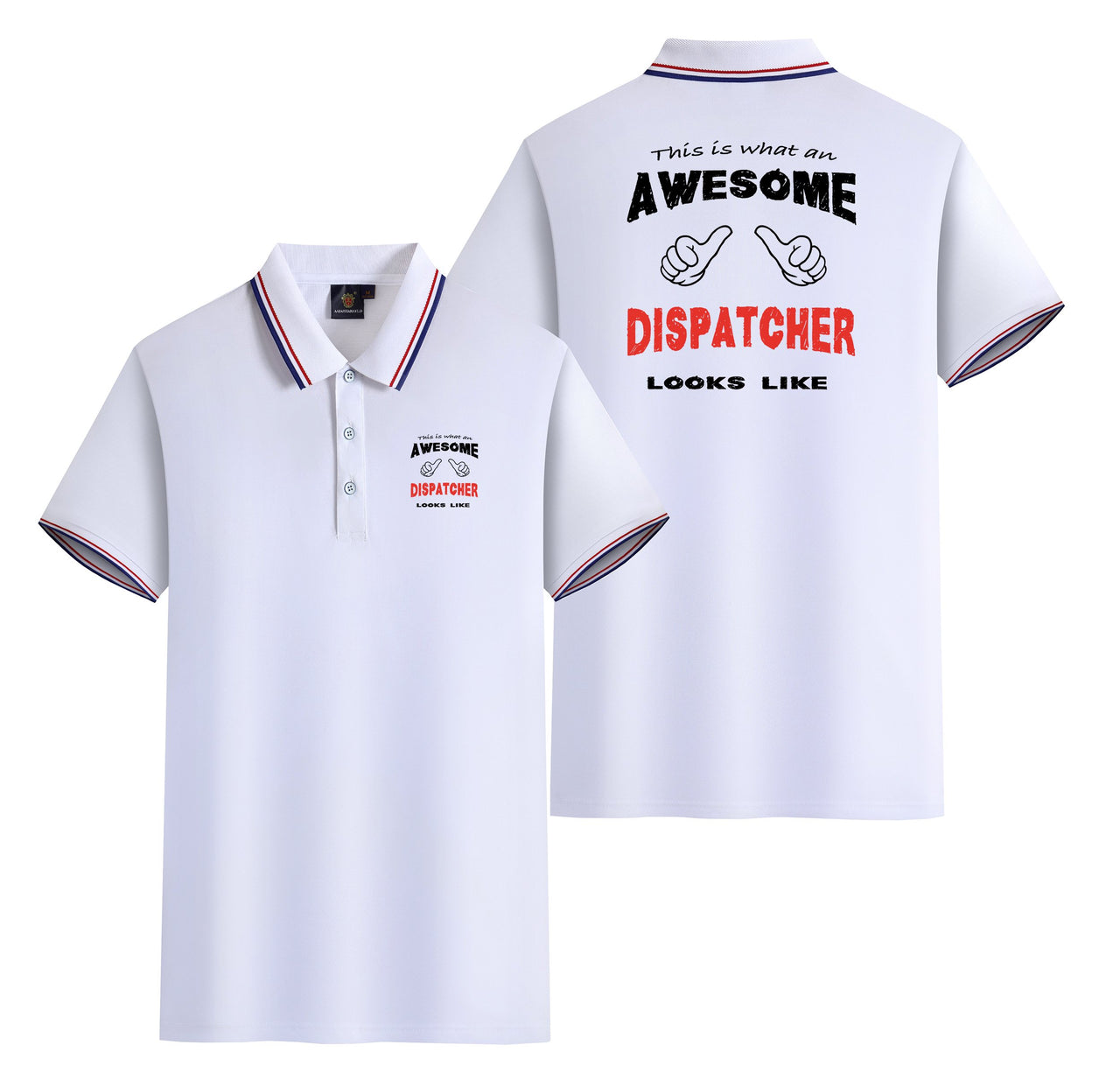 Dispatcher Designed Stylish Polo T-Shirts (Double-Side)