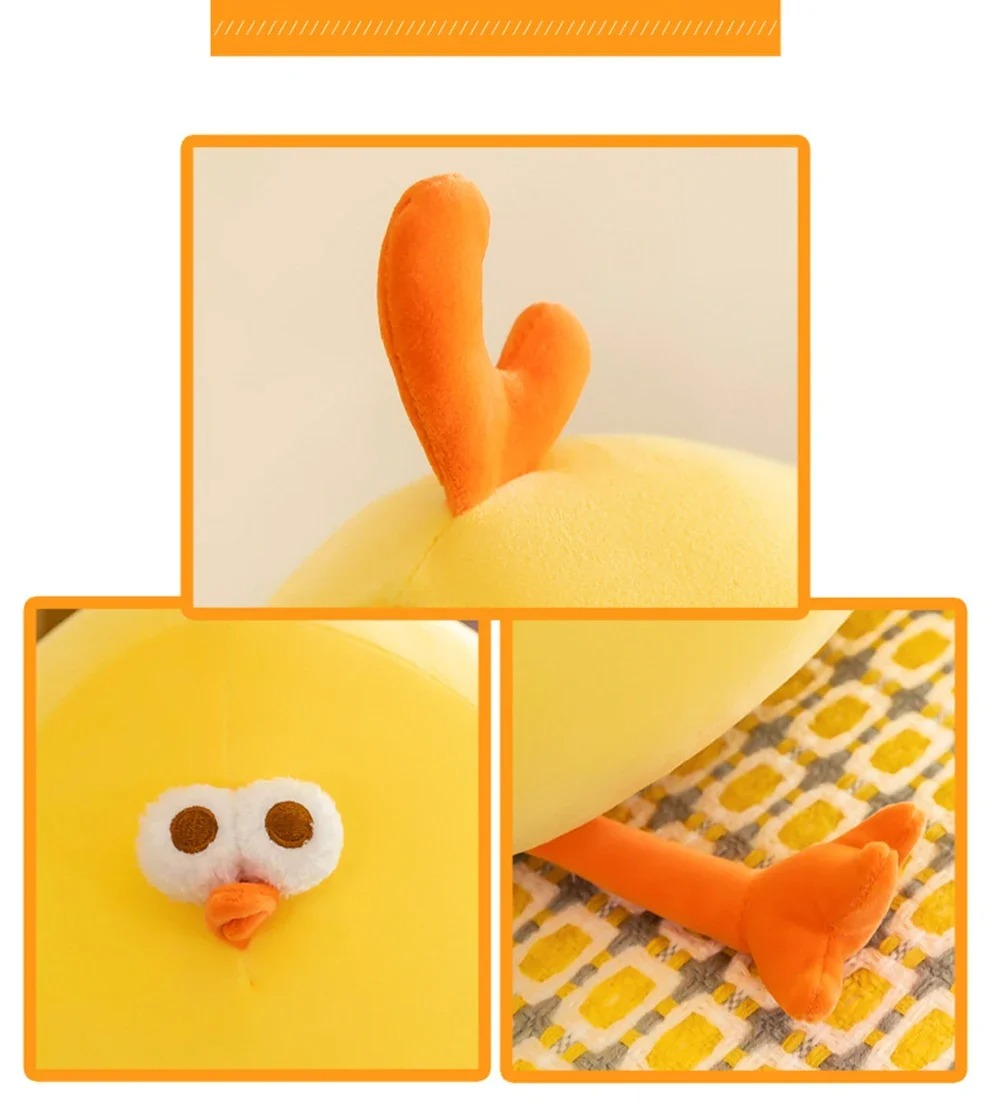 Funny Fat Chicken Plush Toys Pillow Plushie Dolls