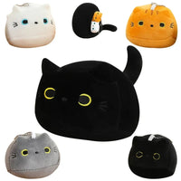 Thumbnail for Kawaii Oval Cat Plush Doll 4 Kitten Pendants in Mom Cat