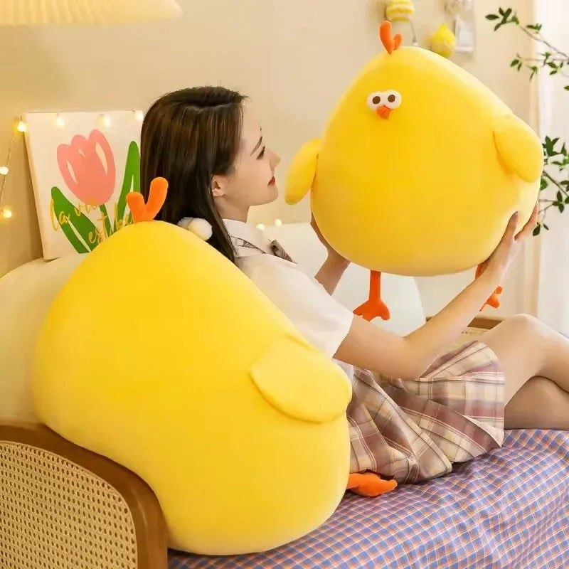 Funny Fat Chicken Plush Toys Pillow Plushie Dolls