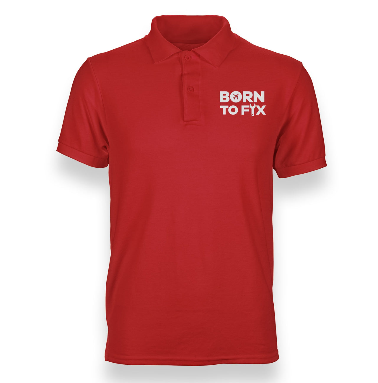 Born To Fix Airplanes Designed "WOMEN" Polo T-Shirts