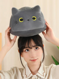 Thumbnail for Kawaii Oval Cat Plush Doll 4 Kitten Pendants in Mom Cat