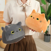 Thumbnail for Kawaii Oval Cat Plush Doll 4 Kitten Pendants in Mom Cat