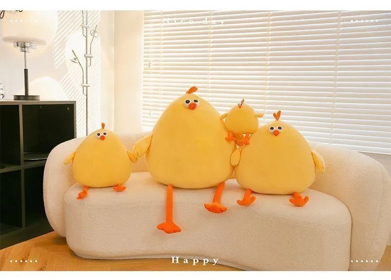 Funny Fat Chicken Plush Toys Pillow Plushie Dolls
