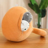 Thumbnail for Kawaii Oval Cat Plush Doll 4 Kitten Pendants in Mom Cat