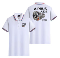 Thumbnail for Airbus A320 & CFM56 Engine Designed Stylish Polo T-Shirts (Double-Side)
