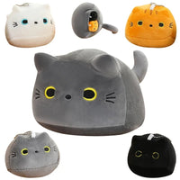 Thumbnail for Kawaii Oval Cat Plush Doll 4 Kitten Pendants in Mom Cat