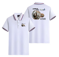 Thumbnail for Airbus A320 & V2500 Engine Designed Stylish Polo T-Shirts (Double-Side)
