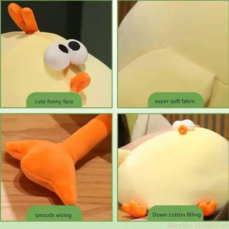 Funny Fat Chicken Plush Toys Pillow Plushie Dolls