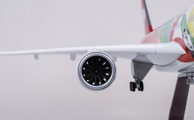 Sichuan Panda Airbus A350 Airplane Model (1/142 Scale)