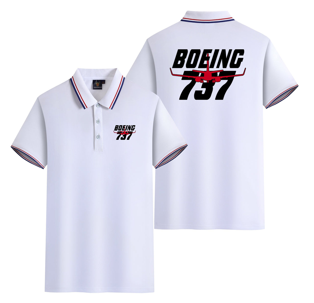 Amazing Boeing 737 Designed Stylish Polo T-Shirts (Double-Side)