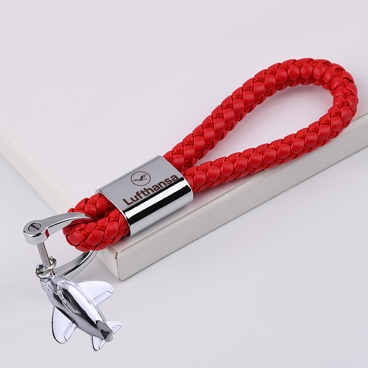 Lufthansa Airlines Designed Leather Car Key Chains