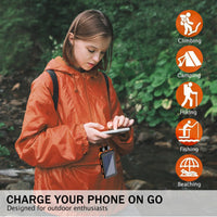 Thumbnail for 20000mAh Solar Power Bank: Dual USB, 2 LED Flashlight (Outdoor/iPhone)Power Banks