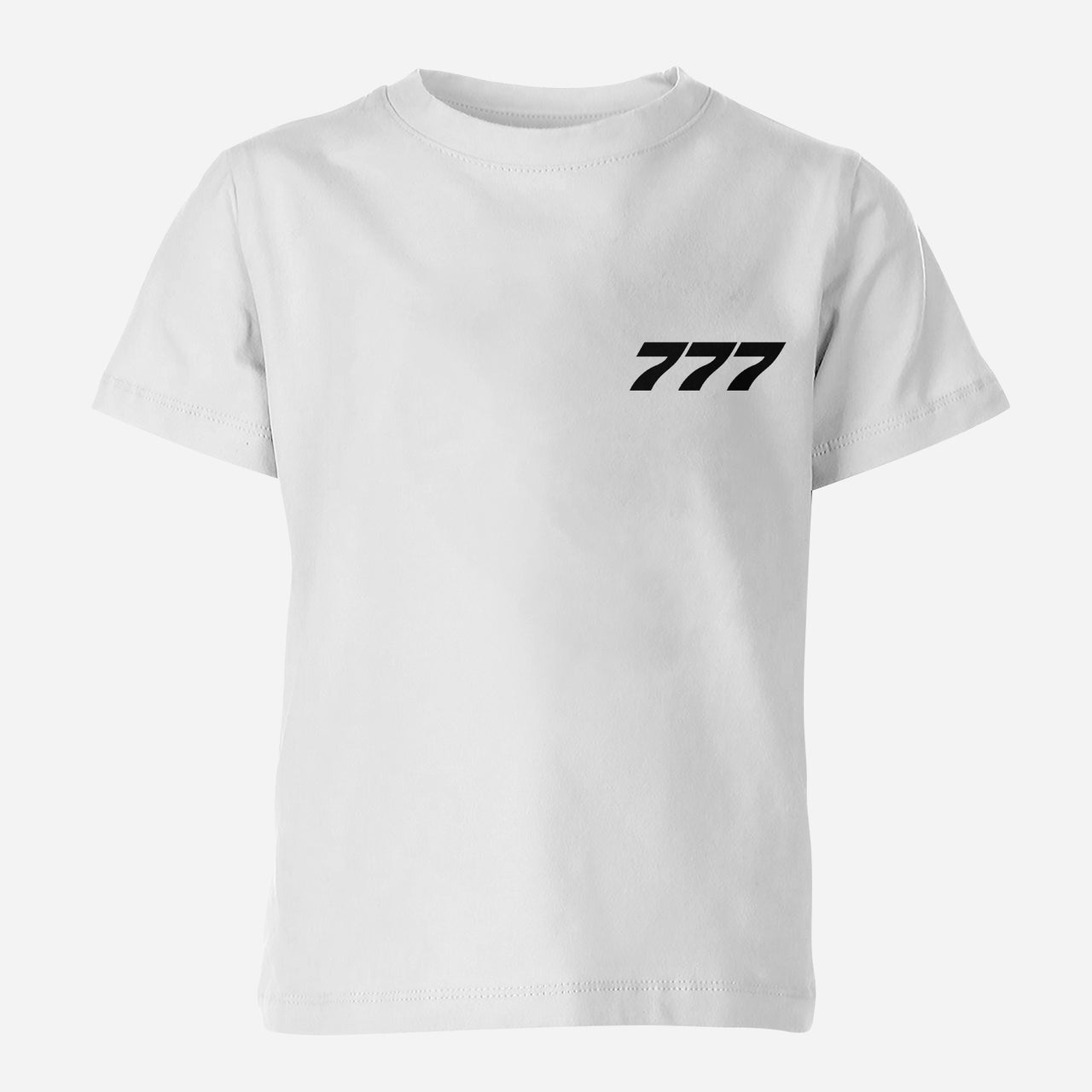 777 Flat Text Designed Children T-Shirts