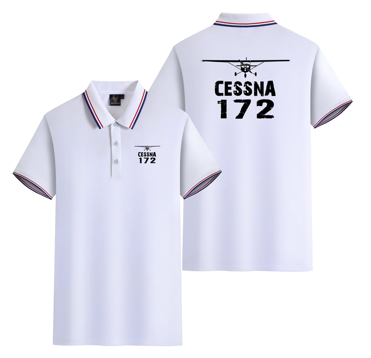 Cessna 172 & Plane Designed Stylish Polo T-Shirts (Double-Side)