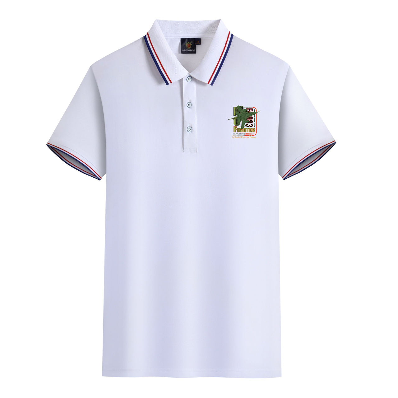Fighter Machine Designed Stylish Polo T-Shirts