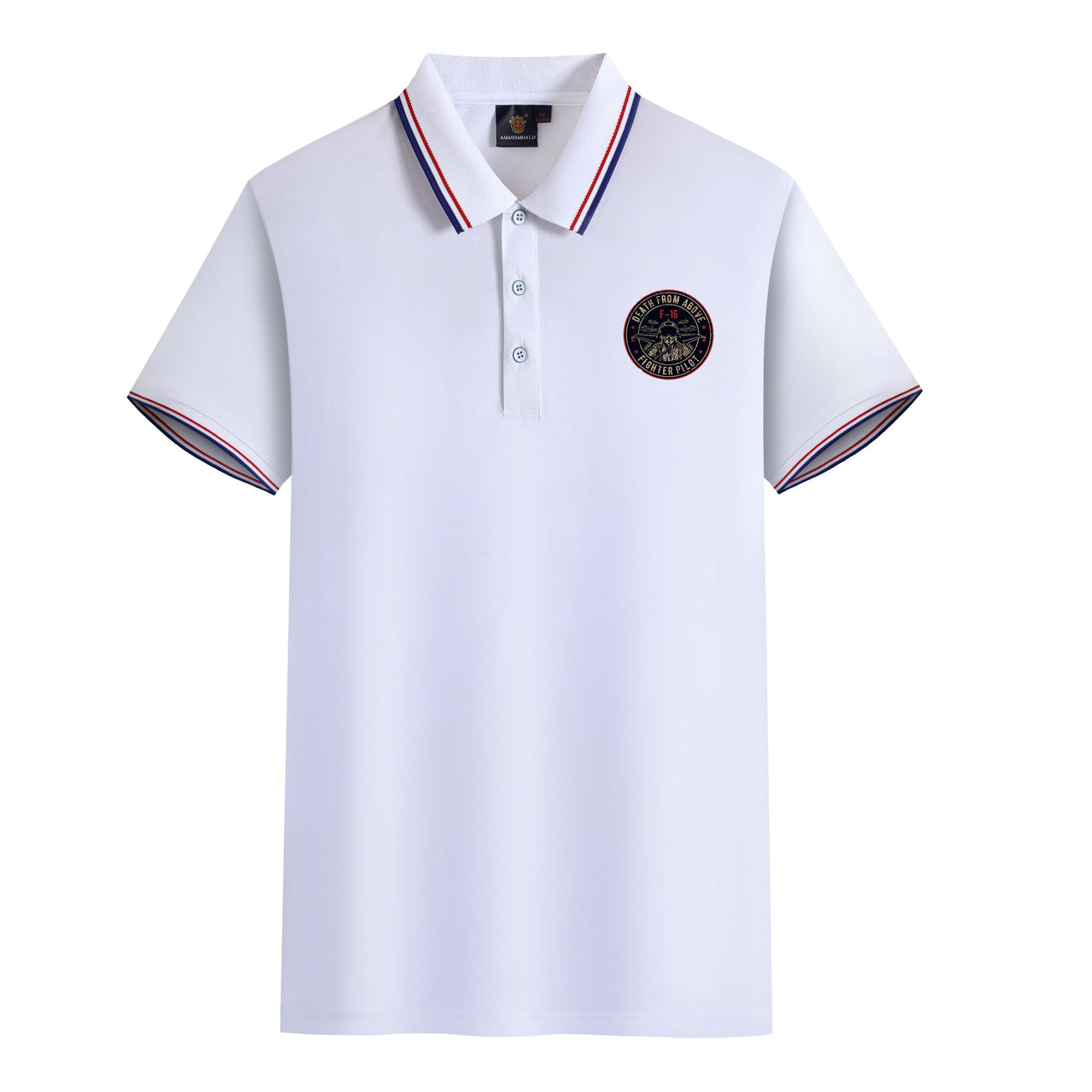 Fighter Jet 16 - Death From Above Designed Stylish Polo T-Shirts