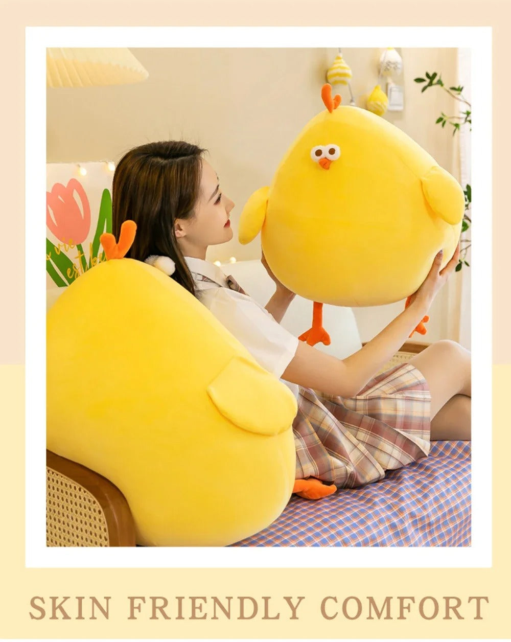 Funny Fat Chicken Plush Toys Pillow Plushie Dolls