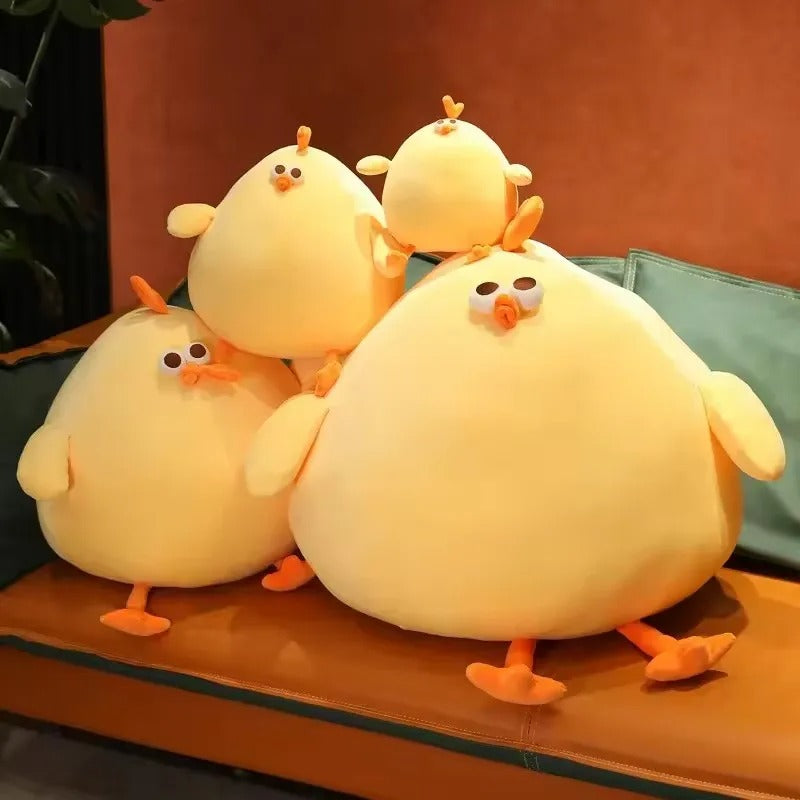 Funny Fat Chicken Plush Toys Pillow Plushie Dolls