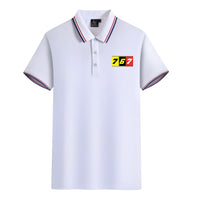 Thumbnail for Flat Colourful 767 Designed Stylish Polo T-Shirts