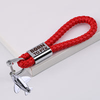 Thumbnail for Born To Fix Airplanes Designed Leather Car Key Chains