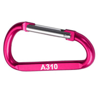 Thumbnail for A310 Flat Text Designed Aluminum Alloy Carabiner Key chains