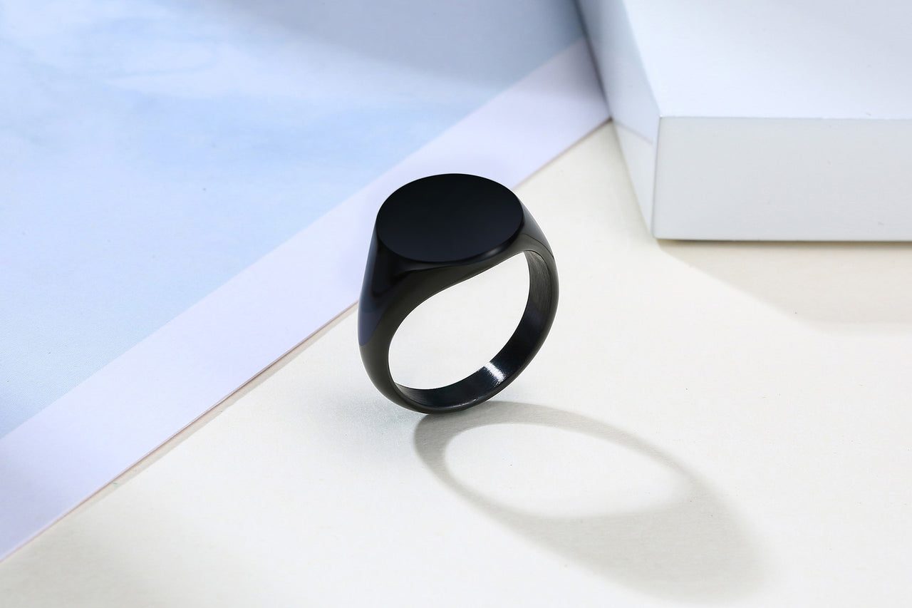 Your Custom Design & Image & Logo & Text Design  20MM Stainless Steel (2) Circular Ring