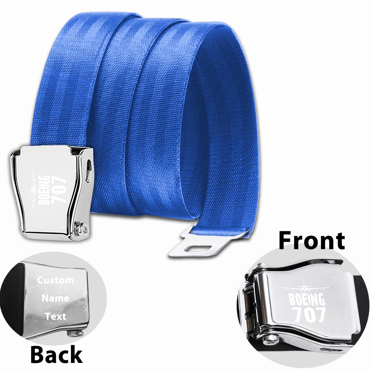 Boeing 707 & Plane Designed Fashion Airplane Seat Belts