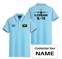 Thumbnail for ILyushin IL-76 & Plane Designed Stylish Polo T-Shirts (Double-Side)