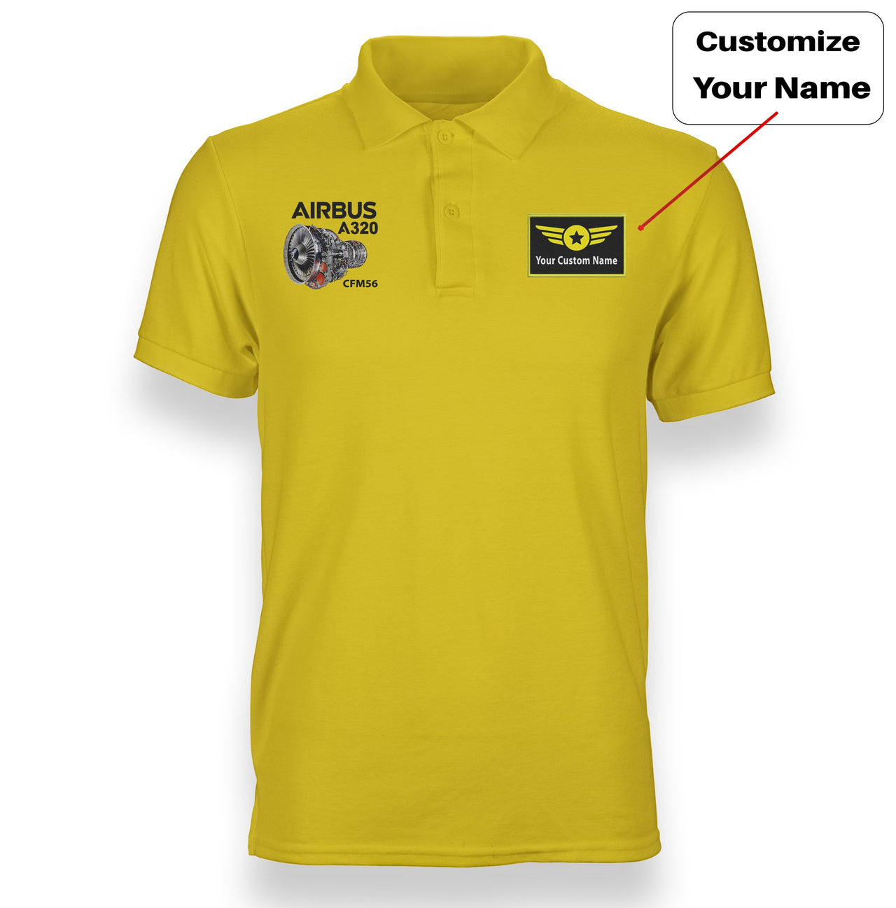Airbus A320 & CFM56 Engine Designed "WOMEN" Polo T-Shirts
