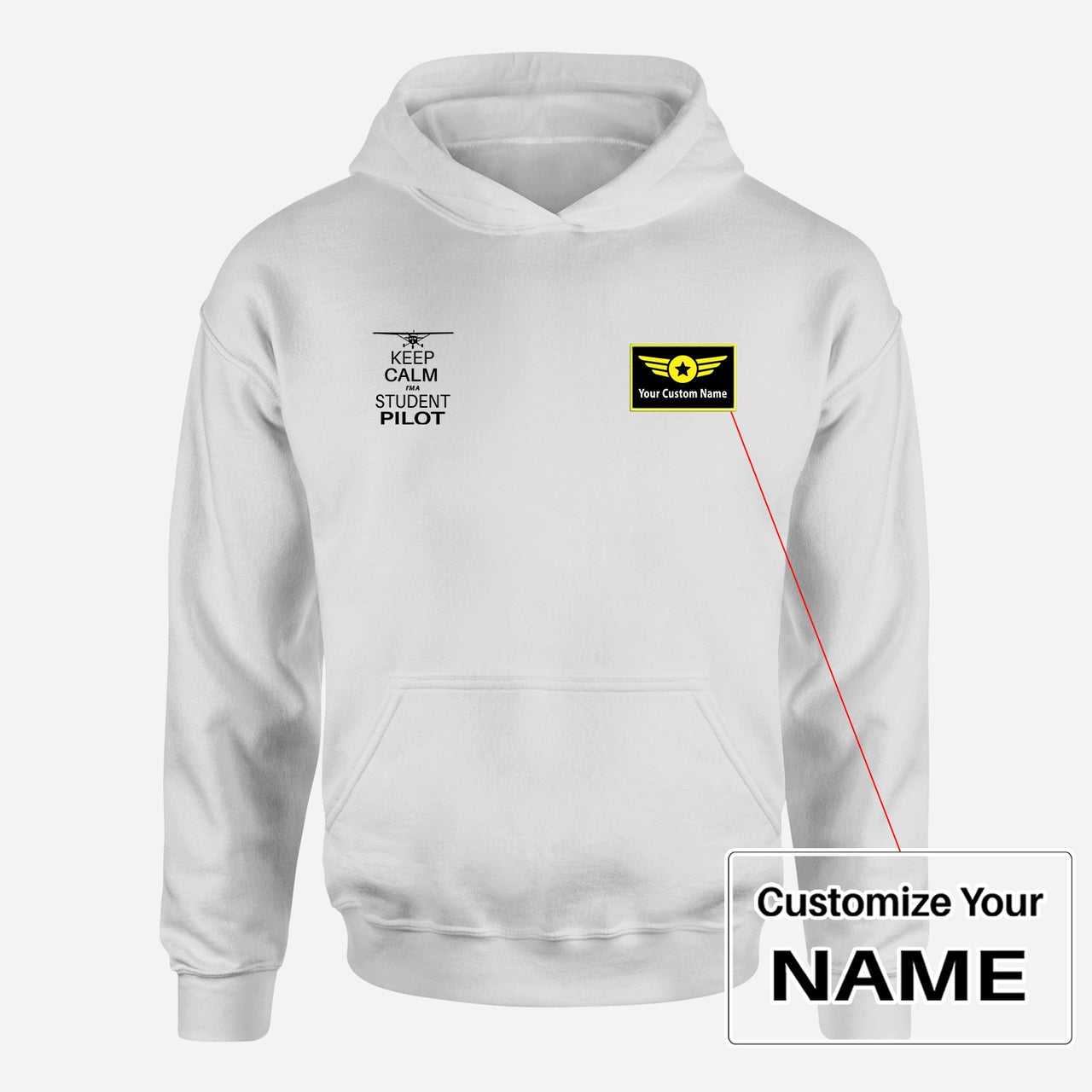 Student Pilot (Cessna) Designed Hoodies