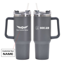 Thumbnail for Nok Airlines 40oz Stainless Steel Car Mug With Holder