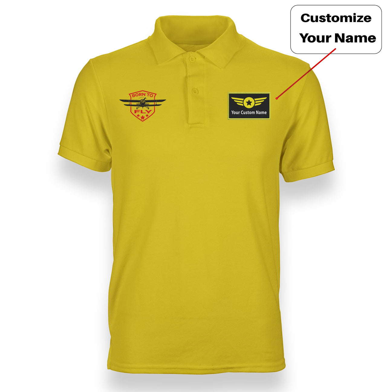 Born To Fly Designed Designed "WOMEN" Polo T-Shirts
