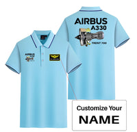 Thumbnail for Airbus A330 & Trent 700 Engine Designed Stylish Polo T-Shirts (Double-Side)
