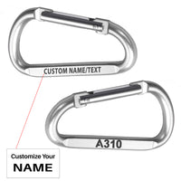 Thumbnail for A310 Flat Text Designed Aluminum Alloy Carabiner Key chains