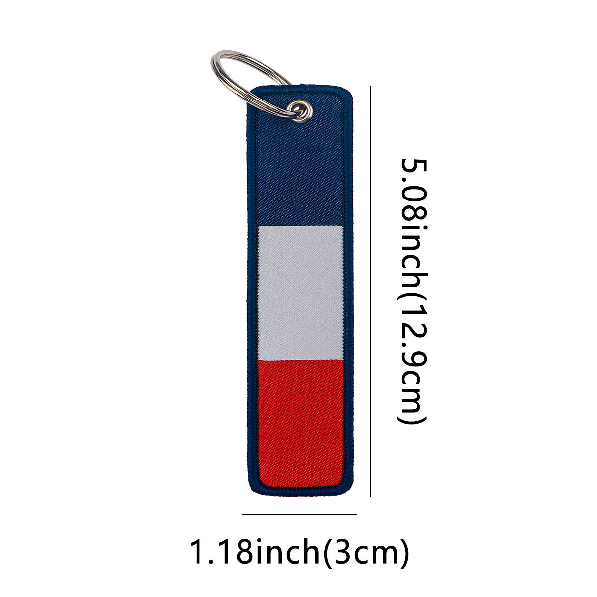 France Flag Designed Key Chains