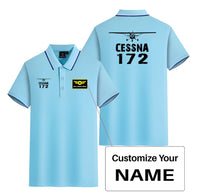Thumbnail for Cessna 172 & Plane Designed Stylish Polo T-Shirts (Double-Side)