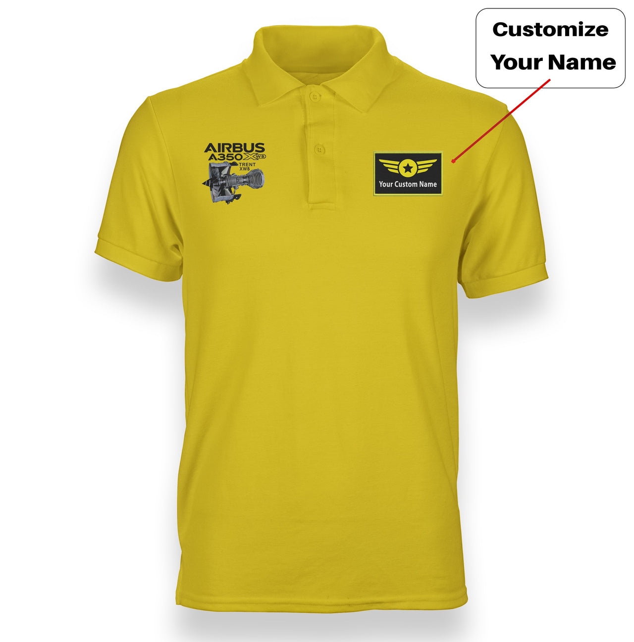 Airbus A350 & Trent Wxb Engine Designed "WOMEN" Polo T-Shirts