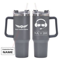 Thumbnail for AV8R 2 Designed 40oz Stainless Steel Car Mug With Holder