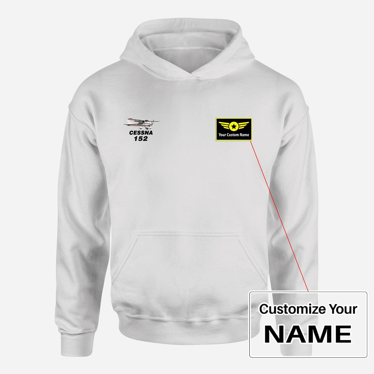 The Cessna 152 Designed Hoodies