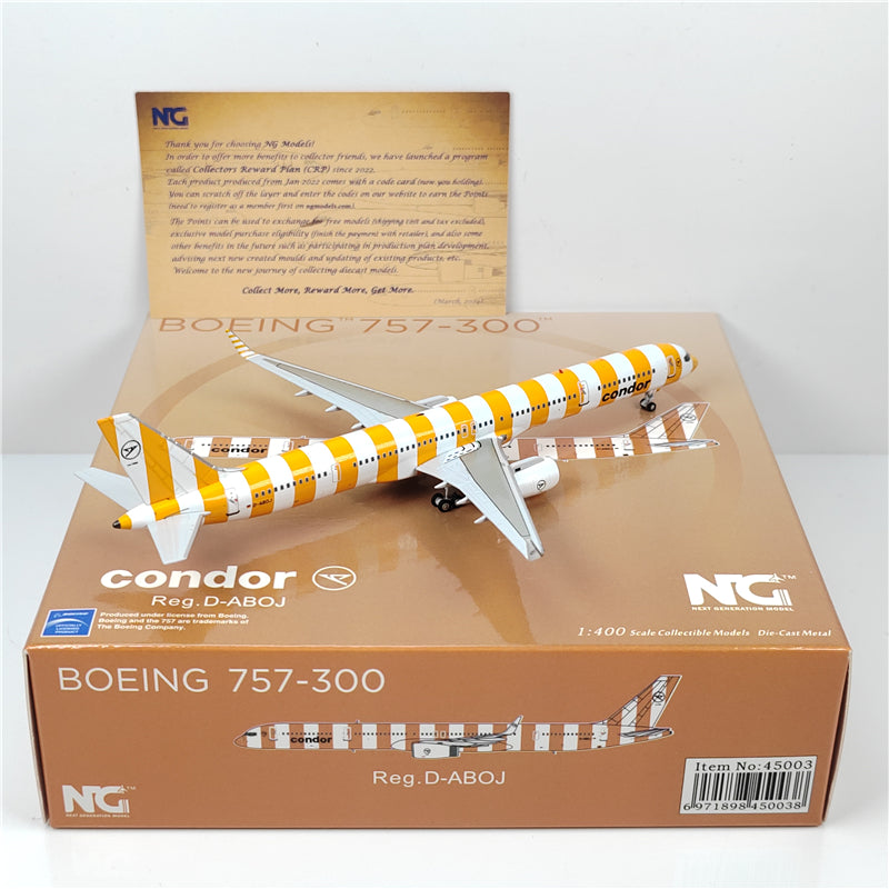 Condor Airlines Boeing B757-300 D-ABOJ Airplane Model (1:400 Scale)