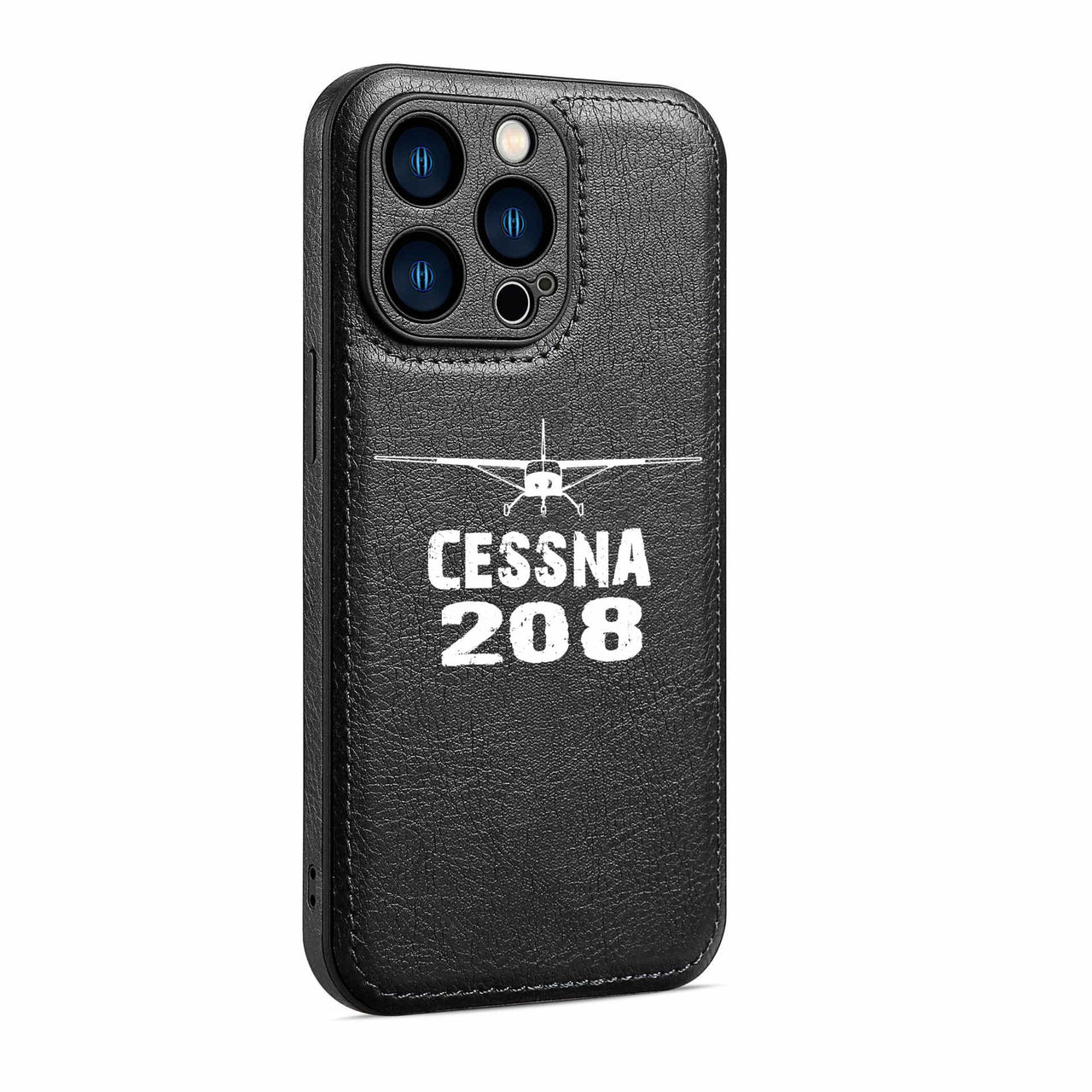 Cessna 208 & Plane Designed Leather iPhone Cases