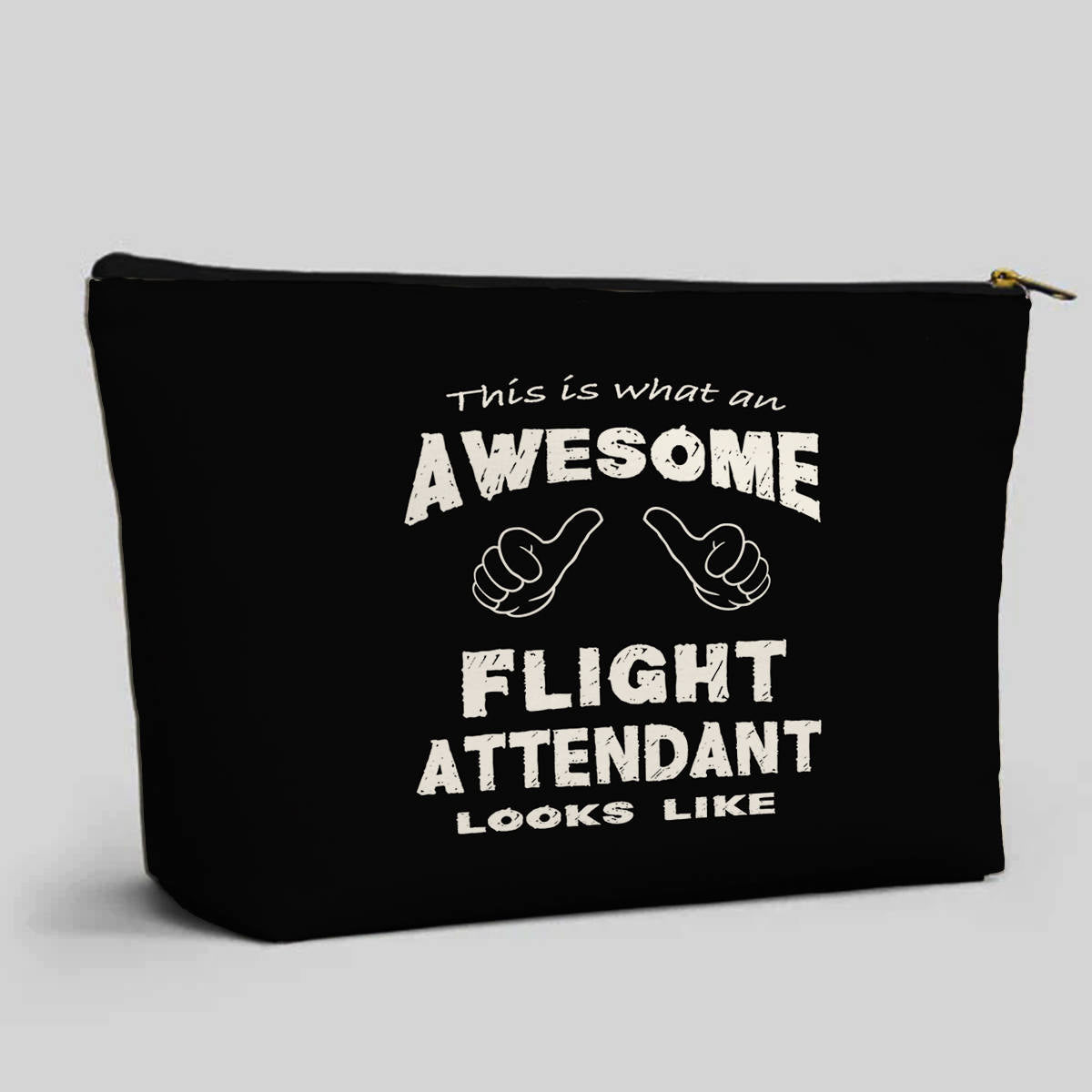Flight Attendant Designed Zipper Pouch