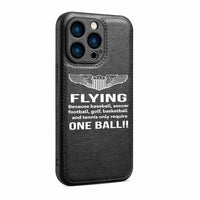 Thumbnail for Flying One Ball Designed Leather iPhone Cases