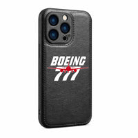 Thumbnail for Amazing Boeing 777 Designed Leather iPhone Cases