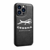 Thumbnail for Cessna Aeroclub Designed Leather iPhone Cases